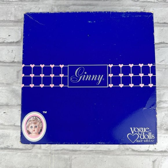 Vogue Ginny Doll 1986 Princess Queen With Crown Cape Brunette In Original Box - Picture 2 of 7